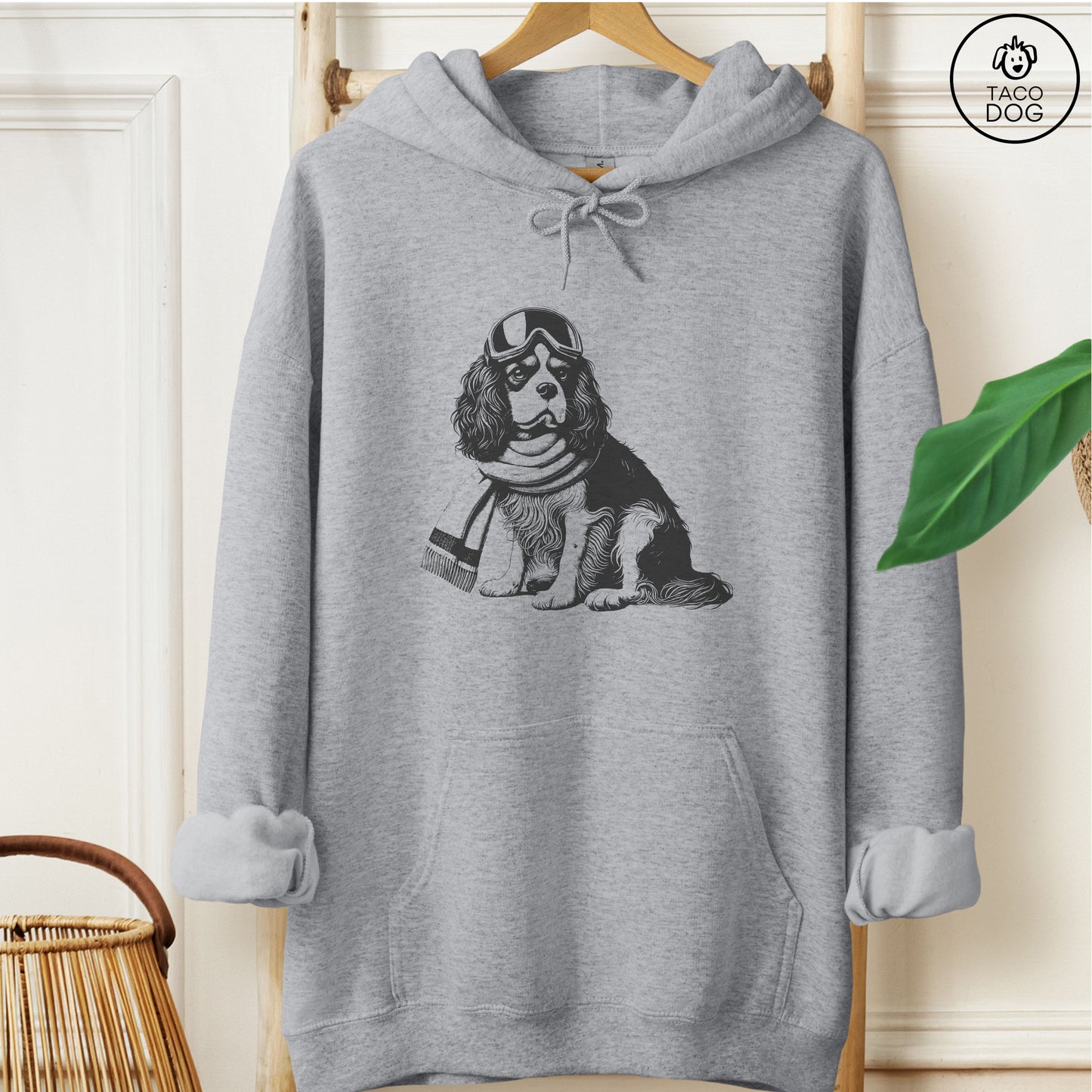 Cavalier King Charles Spaniel Winter Sport Hoodie