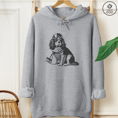 Cavalier King Charles Spaniel Winter Sport Hoodie