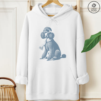 Poodle Winter Sport Hoodie