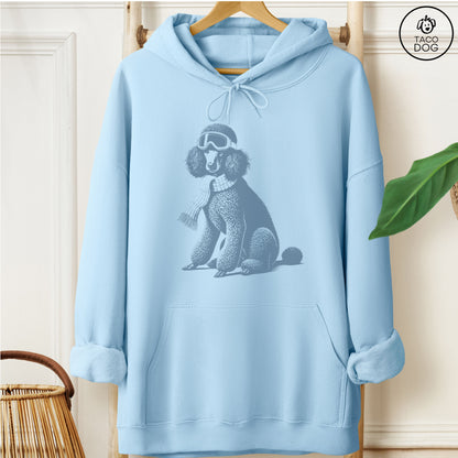 Poodle Winter Sport Hoodie