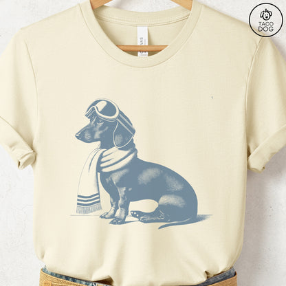 Weenie Dachshund Winter Sport T-Shirt
