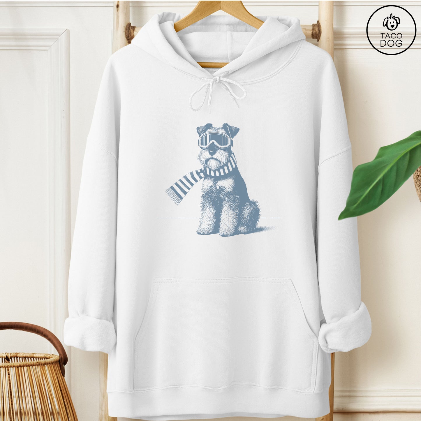 Schnauzer Winter Sport Hoodie