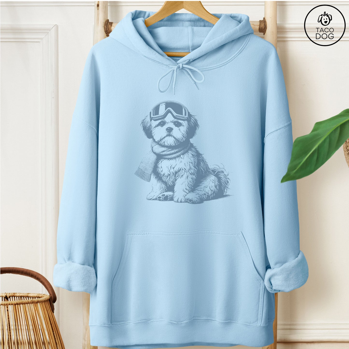 Shih Tzu Winter Sport Hoodie
