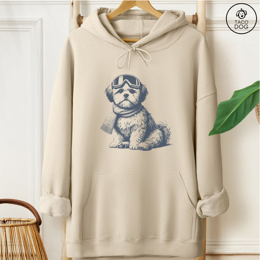 Shih Tzu Winter Sport Hoodie