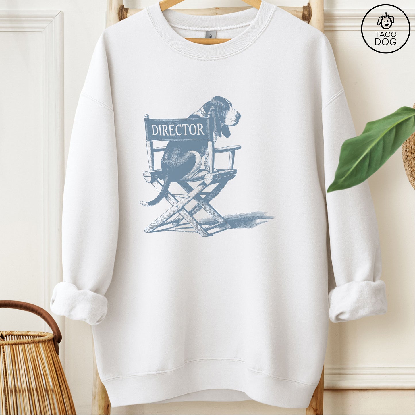 Basset Hound Director Chair Sweatshirt
