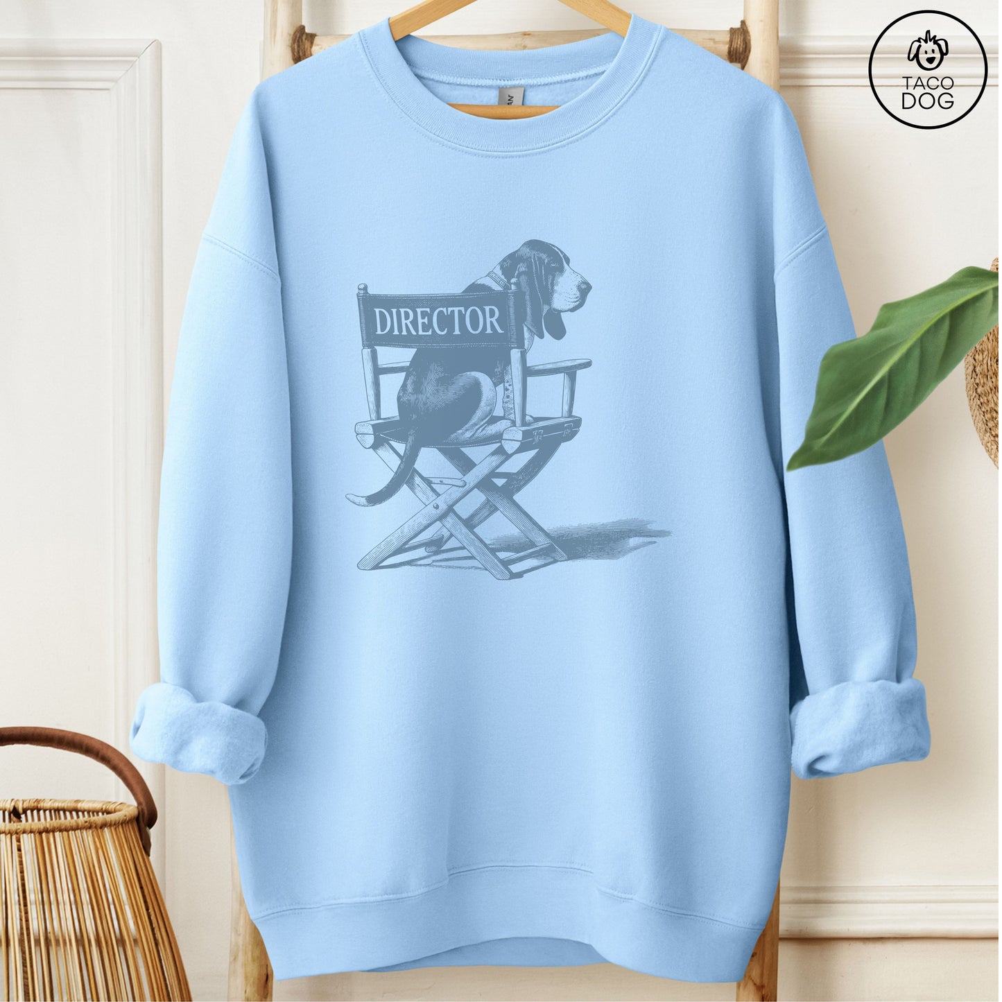 Basset Hound Director Chair Sweatshirt