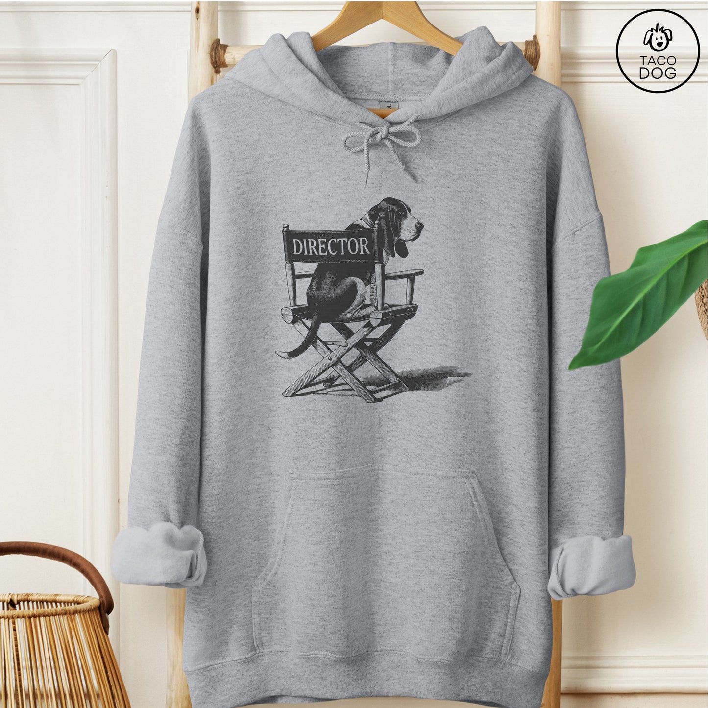 Basset Hound Director's Chair Hoodie