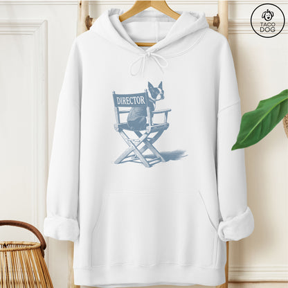 Boston Terrier Director's Chair Hoodie