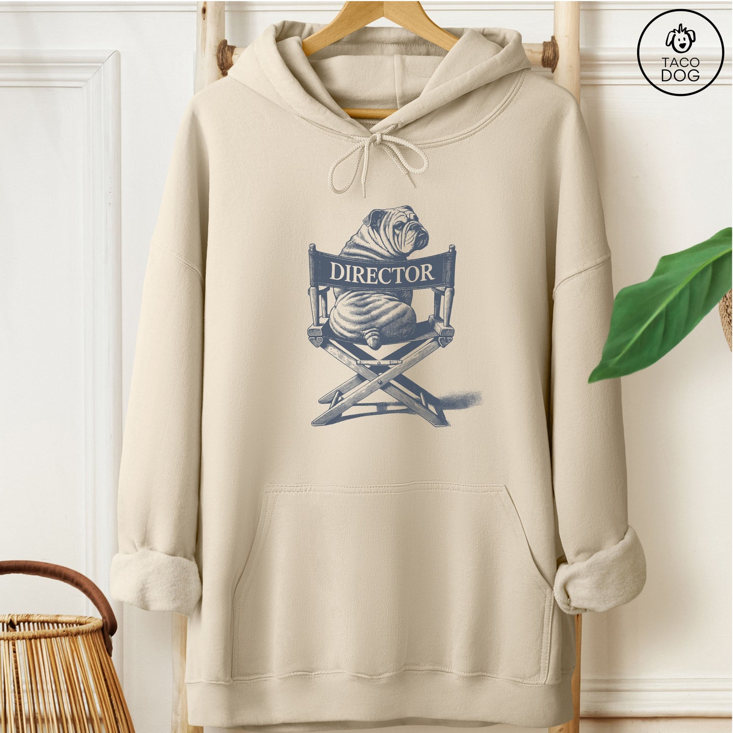 English Bulldog Director's Chair Hoodie