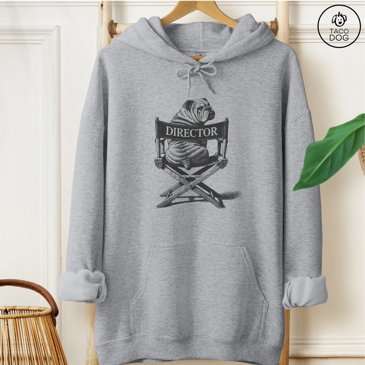 English Bulldog Director's Chair Hoodie