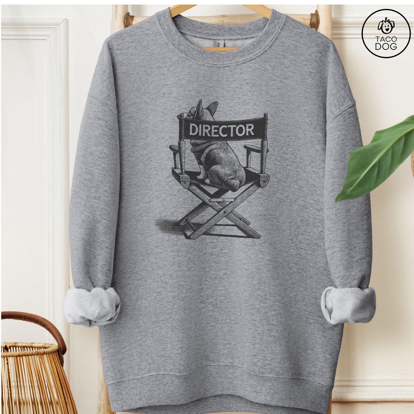 Corgi Director Chair Sweatshirt