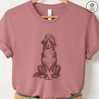 Australian Shepherd Aussie Spa Bath T-Shirt