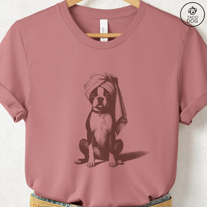 Boston Terrier Spa Bath T-Shirt
