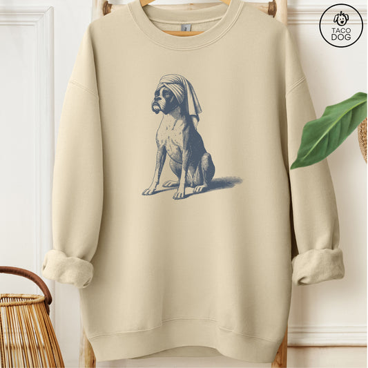Boxer Dog Spa Bath Sweatshirt