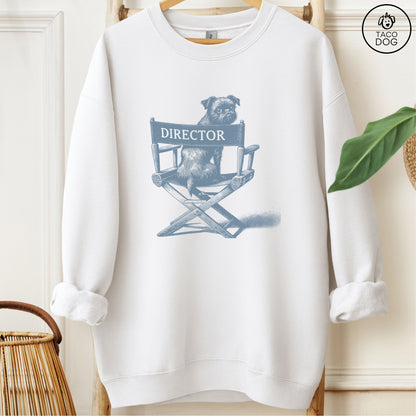 Brussels Griffon Griff Director Chair Sweatshirt