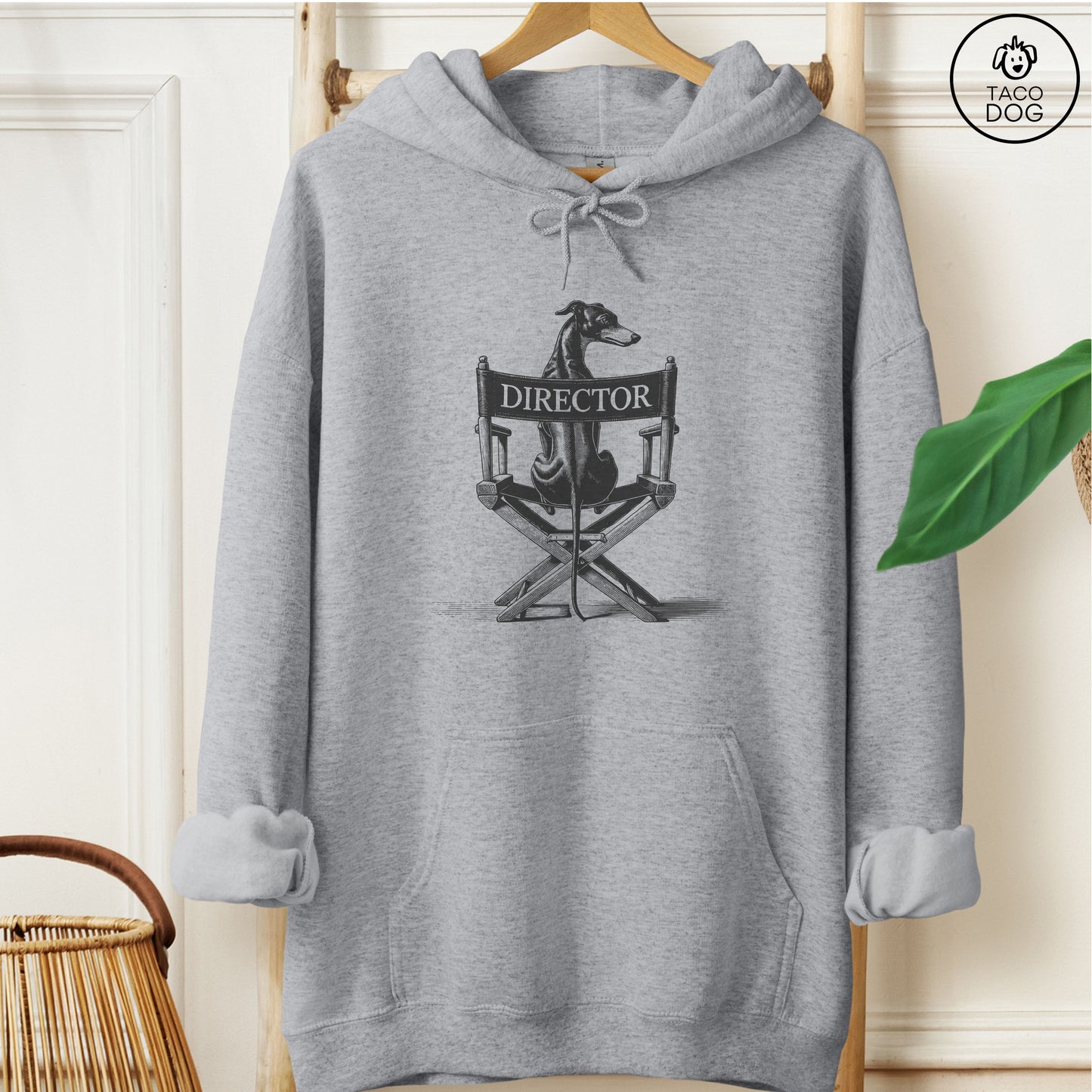 Italian Greyhound Whippet Director's Chair Hoodie