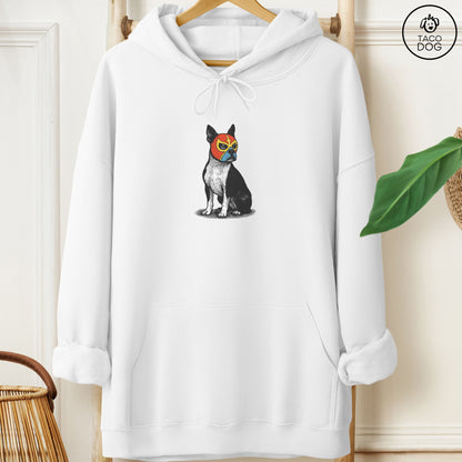 Boston Terrier Luchador Hoodie