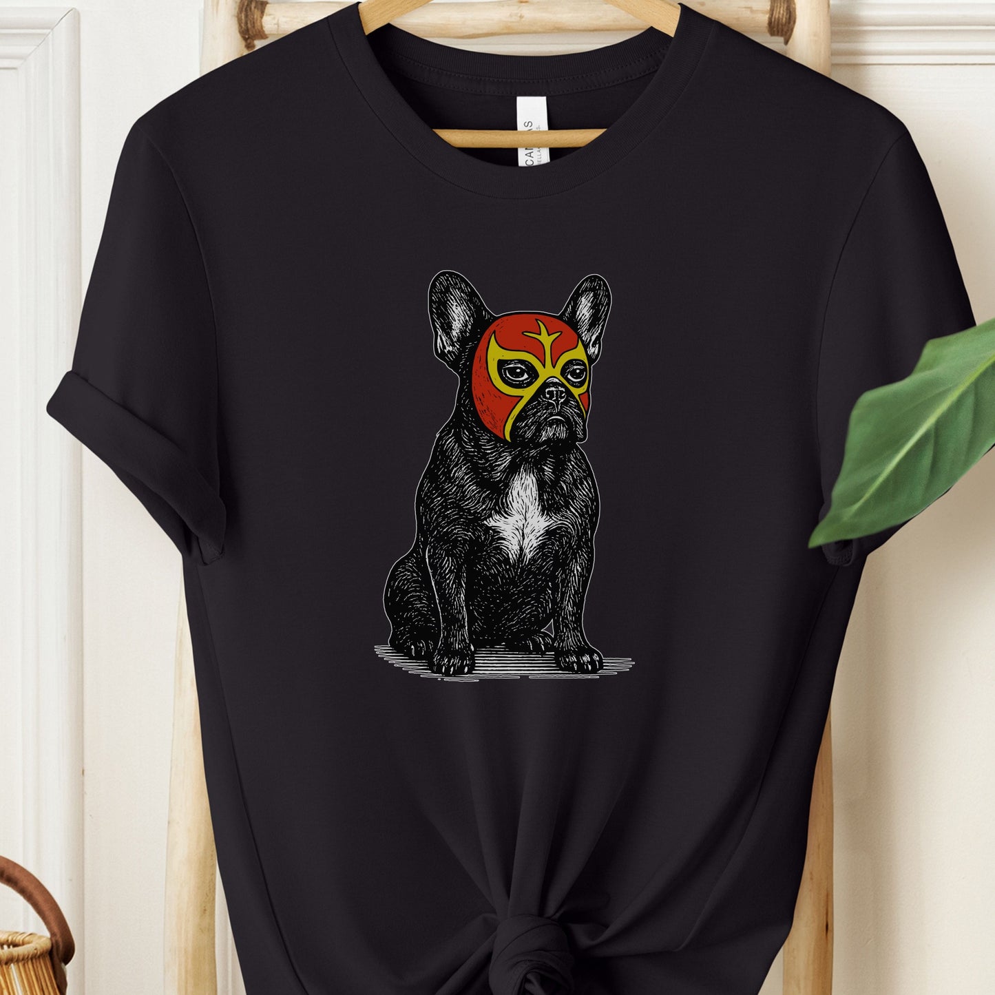 French Bulldog Frenchie Luchador Tee