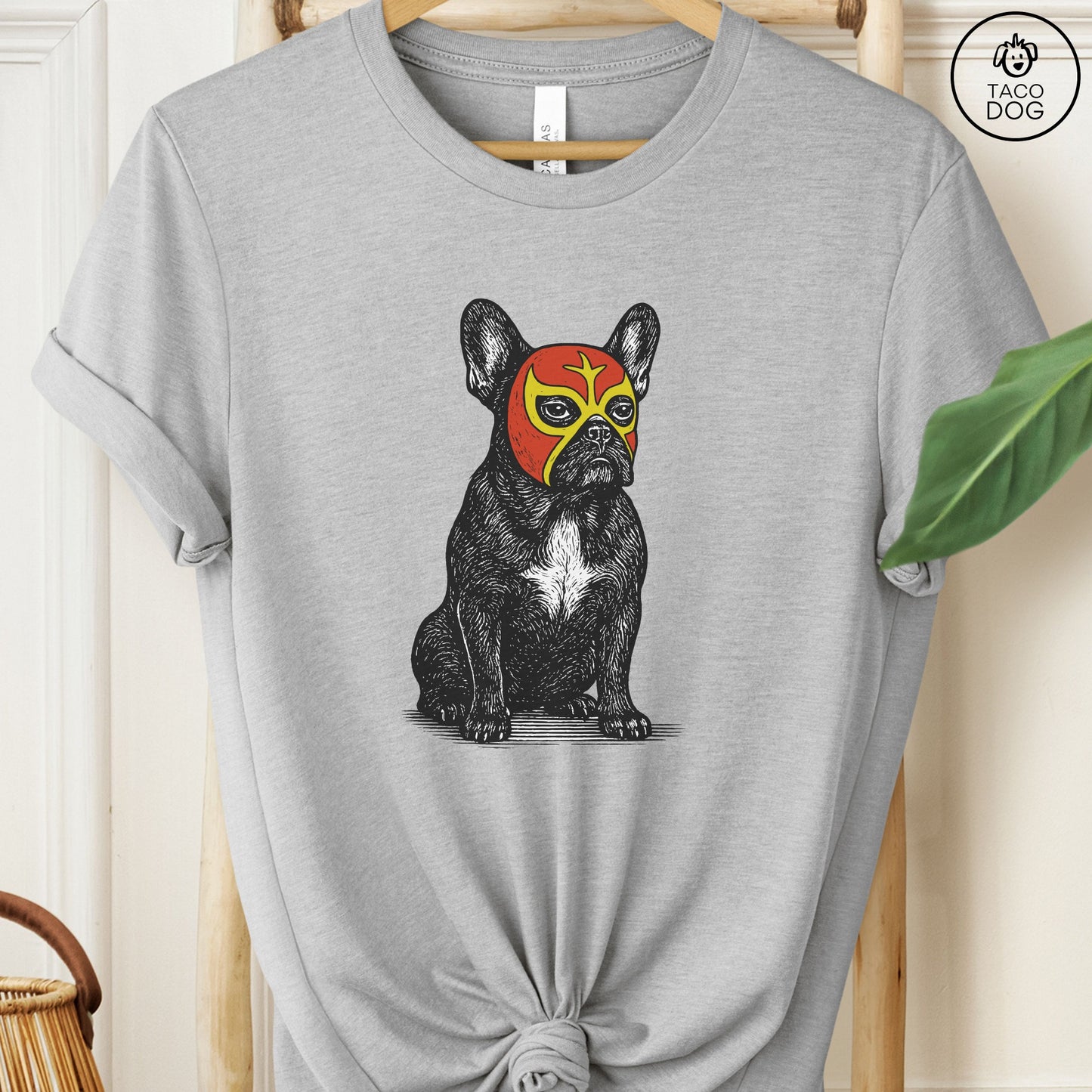 French Bulldog Frenchie Luchador Tee