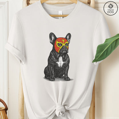 French Bulldog Frenchie Luchador Tee