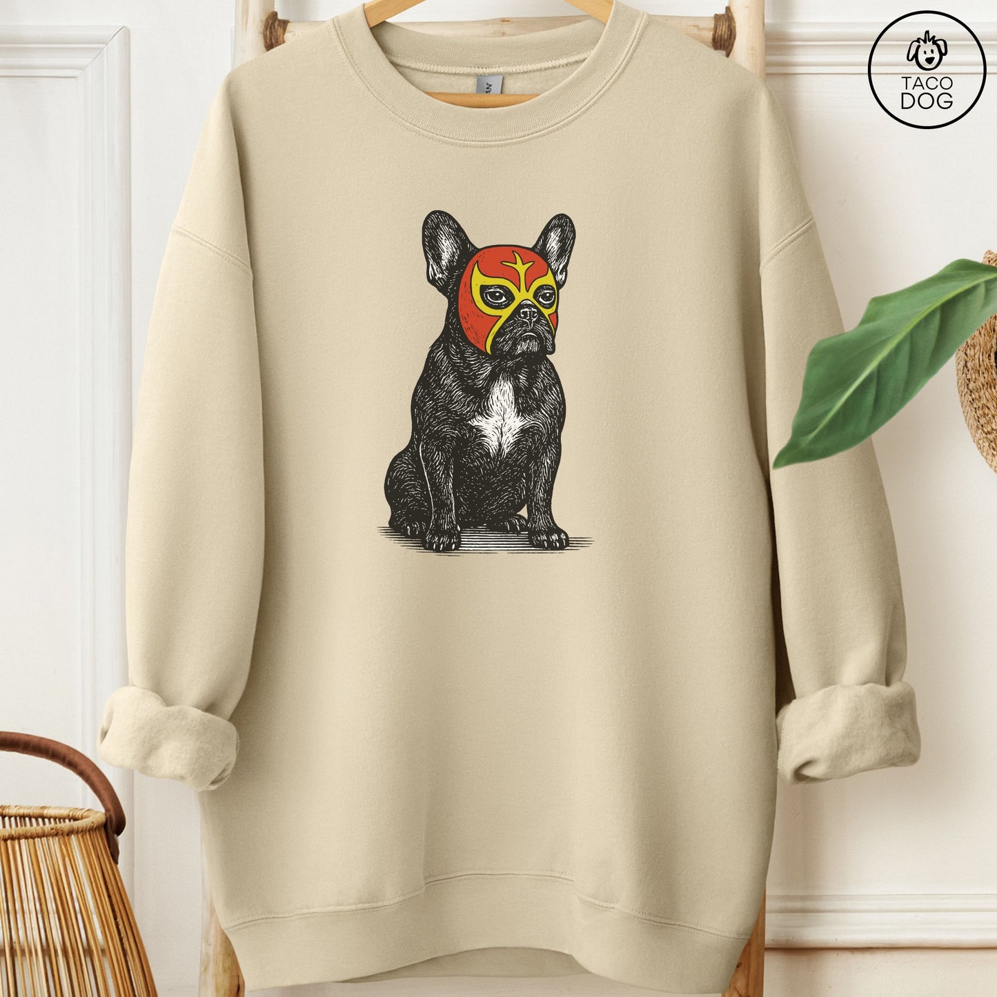French Bulldog Frenchie Luchador Sweatshirt
