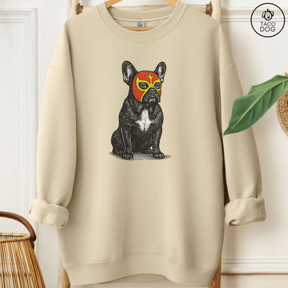 French Bulldog Frenchie Luchador Sweatshirt