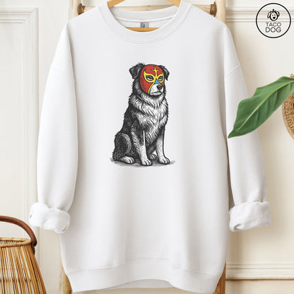 Australian Shepherd Aussie Luchador Sweatshirt