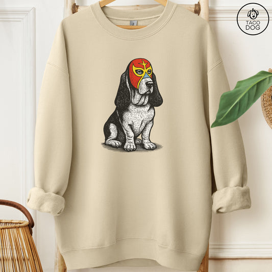 Basset Hound Luchador Sweatshirt