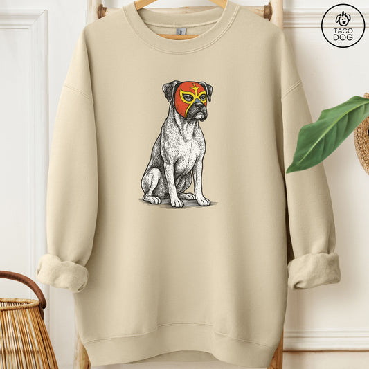 Boxer Dog Luchador Sweatshirt