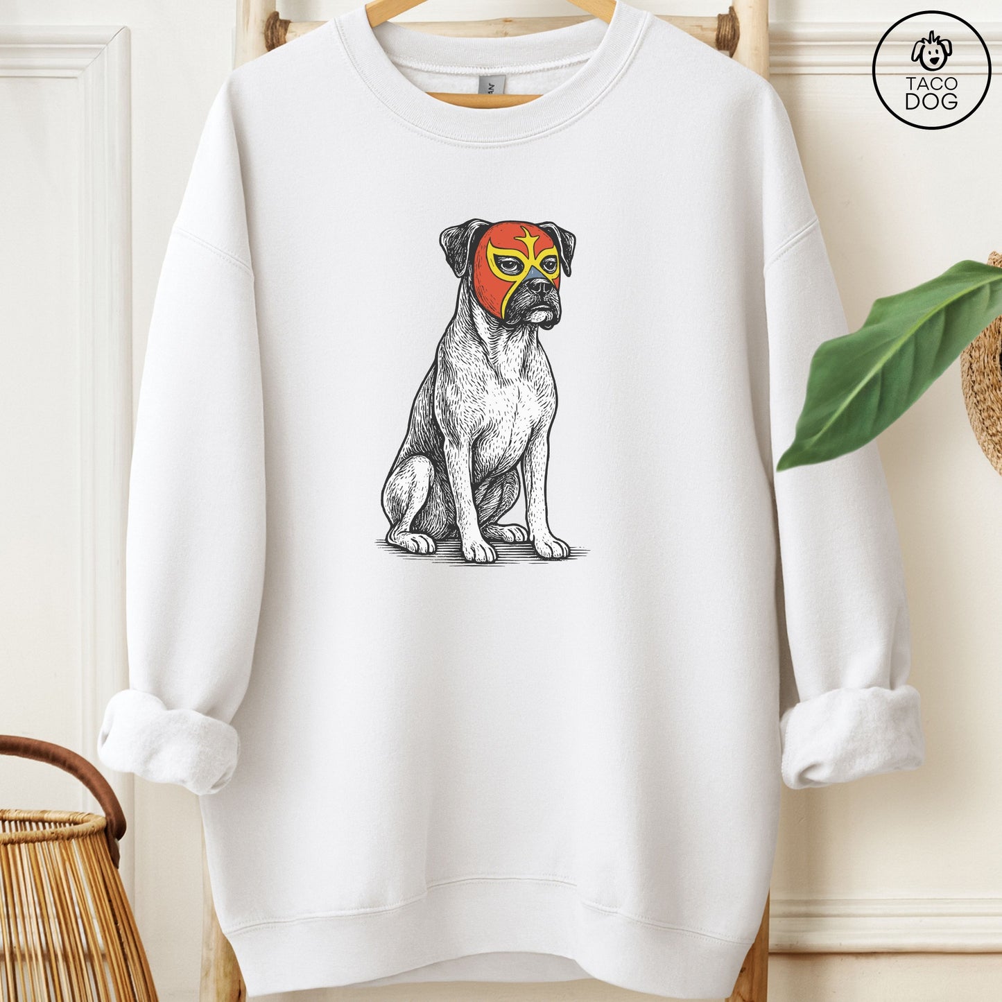 Boxer Dog Luchador Sweatshirt