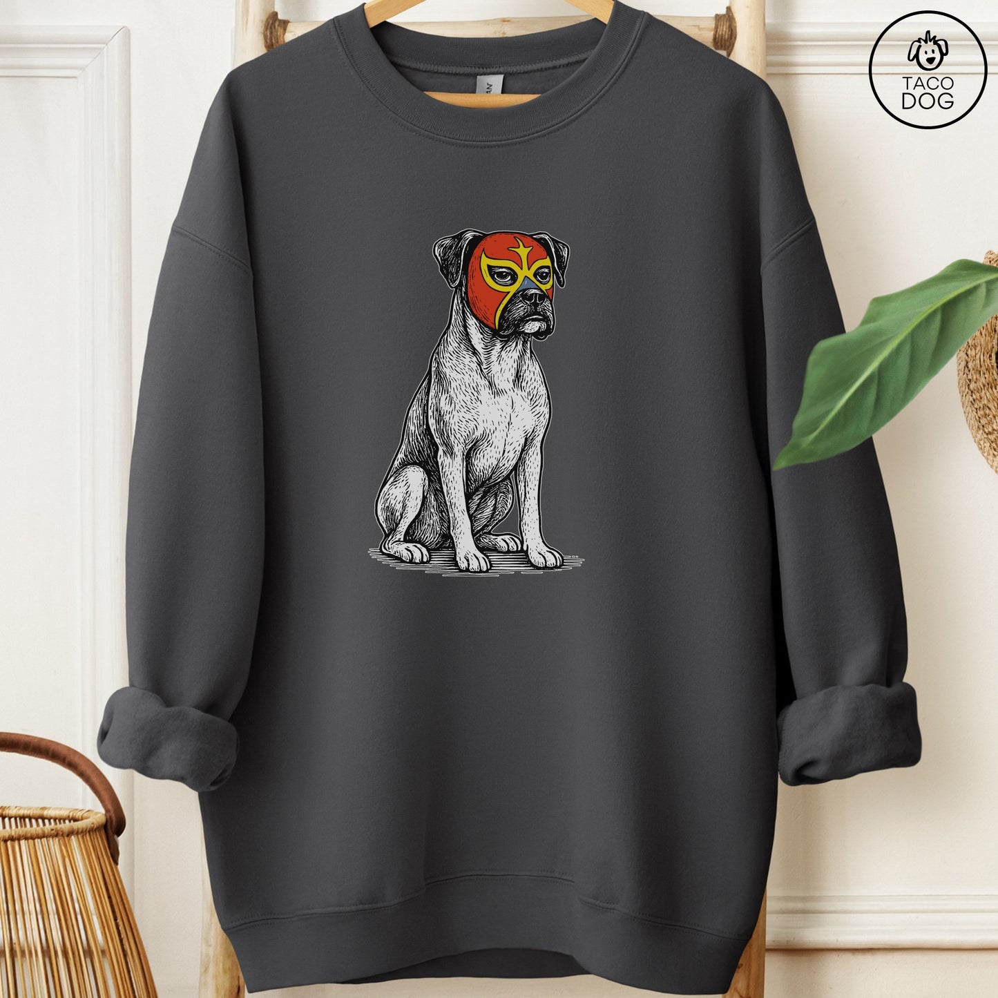 Boxer Dog Luchador Sweatshirt