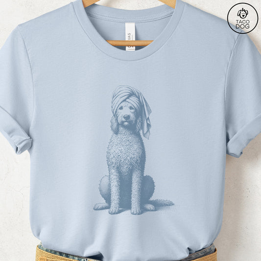 Doodle Spa T-Shirt Light Blue Taco-Dog