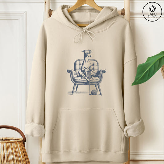 Italian Greyhound Whippet Iggy Knitting Hoodie