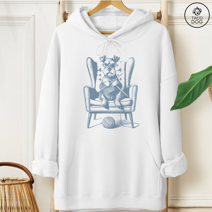 Schnauzer Knitting Hoodie