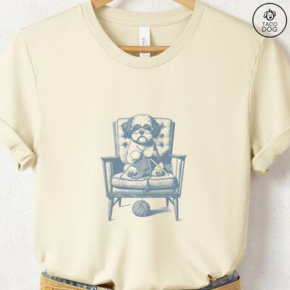 Shih Tzu Knitting T-Shirt