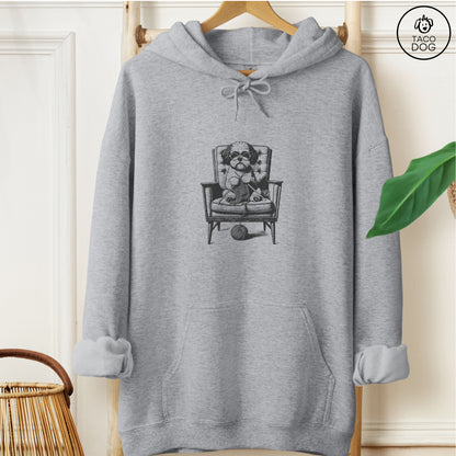 Shih Tzu Knitting Hoodie