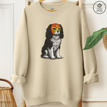 Cavalier King Charles Spaniel Luchador Sweatshirt