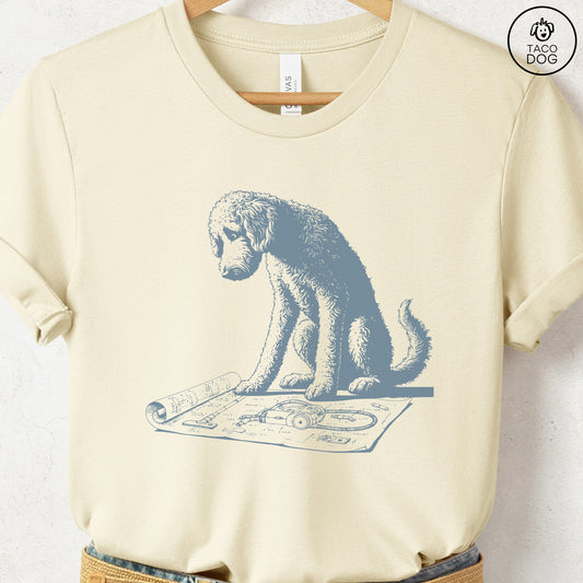 Doodle Vacuum Blueprint T-Shirt