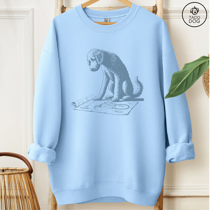 Doodle Vacuum Blueprint Sweatshirt