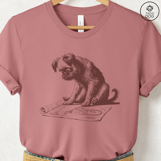 Brussels Griffon Griff Vacuum Blueprint T-Shirt