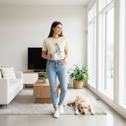 Labrador Retriever Lab Vacuum Blueprint T-Shirt