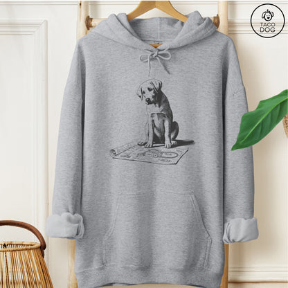Labrador Retriever Lab Vacuum Blueprint Hoodie