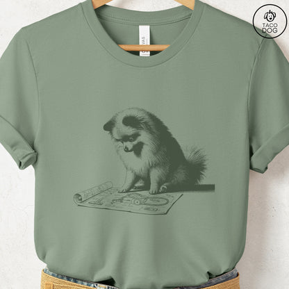Pomeranian Vacuum Blueprint T-Shirt