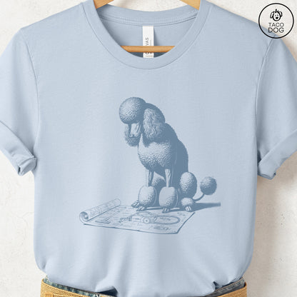 Poodle Vacuum Blueprint T-Shirt