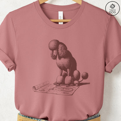 Poodle Vacuum Blueprint T-Shirt