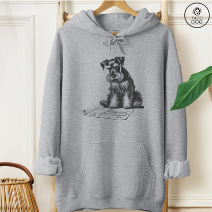 Schnauzer Vacuum Blueprint Hoodie