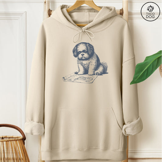 Shih Tzu Vacuum Blueprint Hoodie