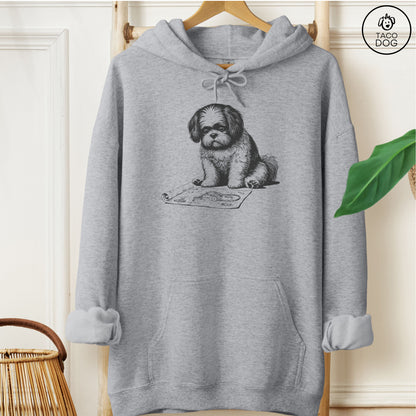 Shih Tzu Vacuum Blueprint Hoodie