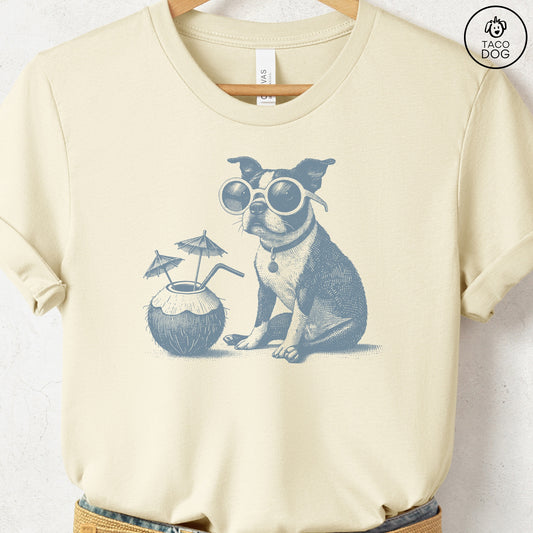Boston Terrier Vacation T-Shirt