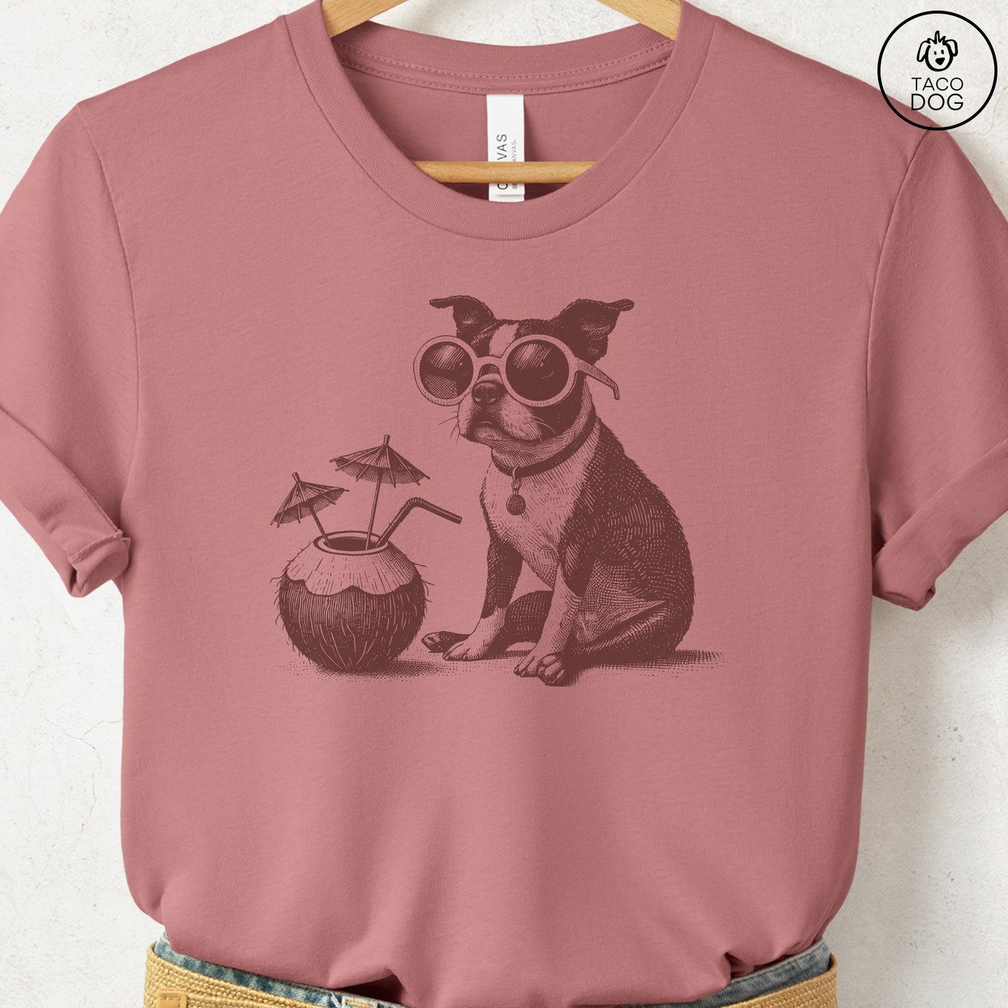 Boston Terrier Vacation T-Shirt